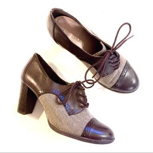 ‼️SALE‼️ Etienne Aigner Brown Oxford Lace-up Heels